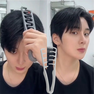 Dorisna Volumizing Wide-Tooth Hair Styling Comb Curling Tools Fluffy Textured Comb for Men Korean Hairstyling Tools