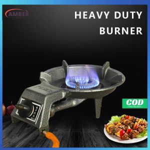 Heavy Duty Burner Gas Stove Thicken Cast Iron Kitchen Single Burner Automatic Ignition Fast Cooking Kalan Complete Set