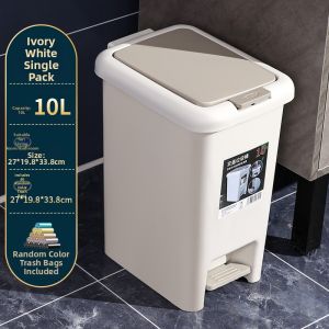 QIANQIN | Press Lid Trash Can