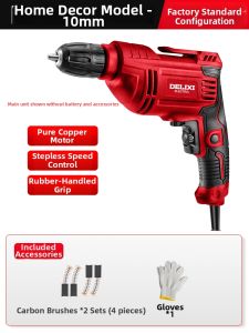 DELIXI Electric | Multifunctional Power Drill Impact Screwdriver