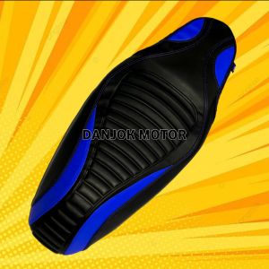 cover/sarung jok motor langsung pasang tanpa harus lepas jok lama Honda yamaha new caferacer