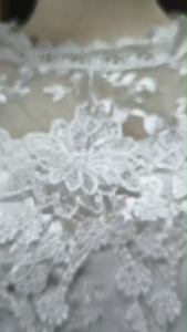 PLOYPAN เสื้อลูกไม้ผู้หญิงสีขาว คอทรีทรู แขนระบาย 3 ส่วน ฟรีไซส์ ใส่ทำบุญ ใส่งานบวช งานแต่ง งานโรงเรียน No.2213 ราคาพิเศษ Early Bird