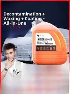 HELLOLEIBOO | High Foam Strong Decontamination Car Washer Water Wax for Black and White Cars