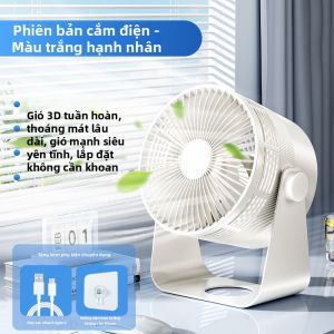 SENXUN | Quạt Đối Lưu Không Khí Senxun Gió Lốc Xoáy Siêu Yên Tĩnh Tiết Kiệm Điện Dùng Cho Phòng Ngủ & Văn Phòng