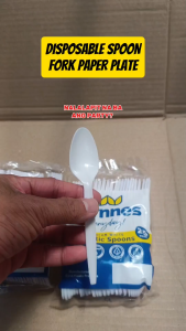 DWare 25pcs SPOON / 25pcs FORK reusable party set disposable party business food cart restaurant catering
