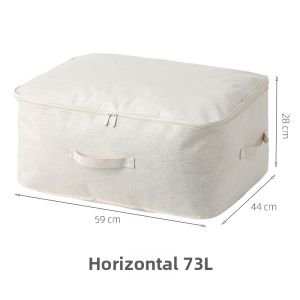 Cotton and Linen Moisture-Proof Storage Bag Large Capacity