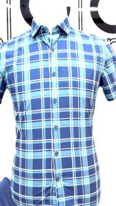 Áo sơ mi ngắn tay dáng ôm DGC - Sơ mi ngắn tay dáng ôm chất liệu vải Cotton thoáng mát thấm hút mồ hôi tốt. - SASNBC33M