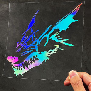 Personalized Art Wolf Creative Electric Car Modification Car Decoration Stickers