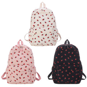 Hợp thời trang nhung dâu Ba lô cho nam giới và nữ sức chứa lớn cặp đi học với dây đai điều chỉnh và mẫu hình độc đáo