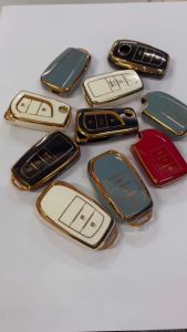 Toyota Car Key Cover Chrome Reflection TPU Car Key Cover Vios Yaris Camry Altis Hilux Fortuner Harrier