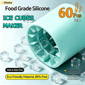 Silicone Ice Cube Mold Round Ice Bucket Refrigerator Freeze Ice Maker Mold Barware Tools Summer Homemade DIY For 60 Pcs Mini Ice