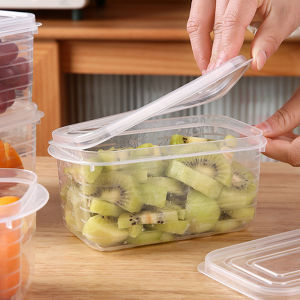 【On Sale】Frozen Meat Fruit Sealed Box Kitchen Onion Ginger Container Freezer Food Rice Fresh-keeping Box