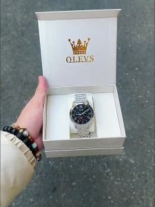 OLEVS | Mens Mechanical Watch Waterproof Night Vision Open Heart