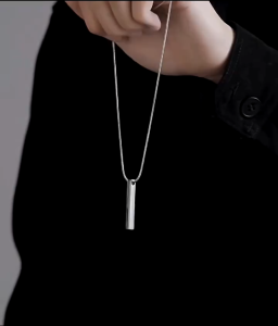 Kalung Titanium Pria Terlaris Model Belut Plus Liontin