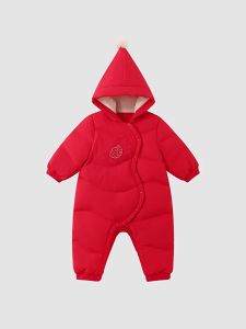 YeeHoO KIDS | Newborn Red New Year Winter-Spring Baby Snowsuit