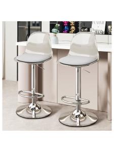 MOLORE | Adjustable Rotating Bar Stool with Backrest