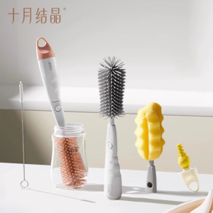 TEN-M JOURNEY Baby Bottle Brush Kit Bottle Brush Cleaner- Soft TouchScratch-Free BPA-Free
