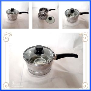 Panci Susu steamer set Panci sarang stainless ukuran 16 -18cm