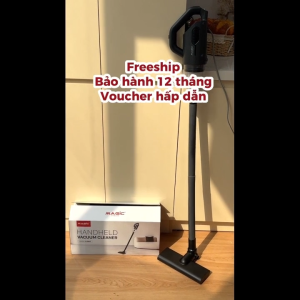 Máy Hút Bụi Cầm Tay Có Dây 600W Magic A-064 Bộ Lọc HEPA Tái Sử Dụng Nhiều Lần Lực hút 16kPa BH 12 tháng