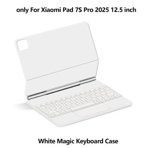AJIUYU | Magnetic Floating Magic Keyboard For Xiaomi Pad 7S Pro 2025 12.5 Inch Smart Case Mi Pad 7S Pro 12.5" Multi-touch Backlit Cover