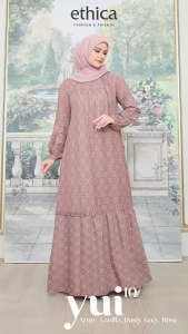 ETHICA YUI 10 DRESS TERBARU 2025 DAILY KEKINIAN KASUAL ARISAN KONDANGAN KULIAH PREMIUM TERMURAHHH