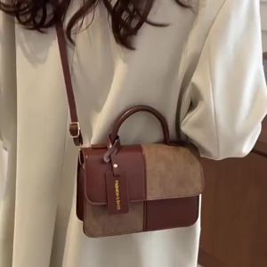 Elegant Womens Handbag Crossbody Shoulder Bag Snap Closure Tote Bag Everyday Accessory Geometric Pattern Fashion Lovers