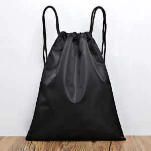 Sports Waterproof Drawstring Backpack Training Advertising Small Backpack Bag Printed Logo Drawstring Bag for Traveling Customization