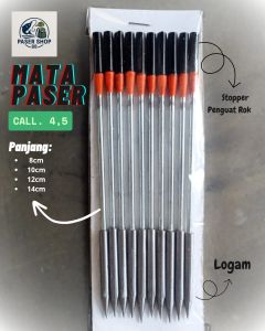 Mata Paser Logam Kal. 45mm (1 Pack isi 10)