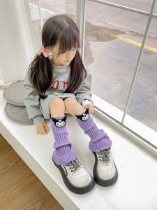 Warm Knitted Doll Socks for Girls Autumn Winter Colorful Cute Plush Leg Covers Breathable Comfortable Cotton Stockings