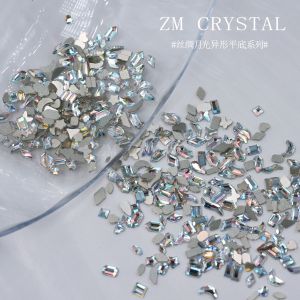 New Arrival Small Size Silk Moonlight Colored Nail Drill Diamond Flat Bottom Gold Bottom Nail Drill Manicure Tool Any Skin Type