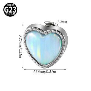 1-4PCS Inplanted Grade Titanium Micro Dermal Anchor Opal Stone Top Micro Dermal Anchor Piercing Skin Diver Piercing Body Jewelry