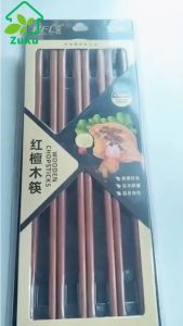 Đũa gỗ ăn cơm cao cấp KFL kháng khuẩn chống mốc không sơn - Hộp 10 đôi