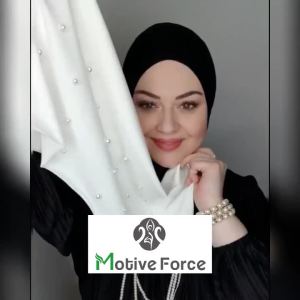 Muslim Pearl White Modal Hijab Fashion Undercap Abaya Hijabs For Woman Abayas Jersey Head Scarf Dress Women Turbans Turban Cap