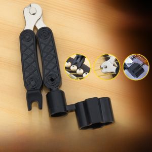 Guitar String Winder Winding String Cutter Cone Puller Three-in-One Folk Acoustic Guitar String Changing Tool