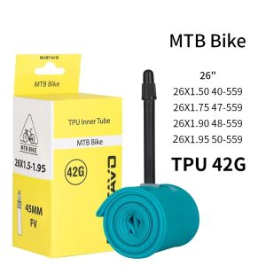 GUSTAVO TPU Inner Tube MTB Bike Ultralight Inner Tubes 26/27.5x1.5 1.75 1.95 Inch Mountain Bicycle Tire