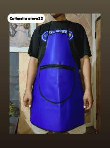Çelmek apron bahan oscar/çelmek masak anti air/celmek kulit sintesis/çelmek Saku resleting