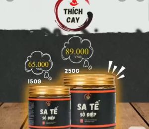 Sa tế sò điệp Thích Cay trộn mì hủ tiếu phở sốt cá viên chiên dùng để ướp thịt tiện lợi 250gr