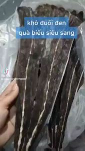 KHÔ CÁ ĐUỐI ĐEN THƯỢNG HẠNG MINH TRIẾT 500gr Khô Cá Đuối Lạc ĐEN Đặc Sản Loại 1 Cà Mau không tẩm gia vị