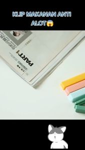 Clip Food Penjepit Plastik Bungkus Makanan Klip Sealing Snack Sealer Segel Jepit Ringan Cemilan