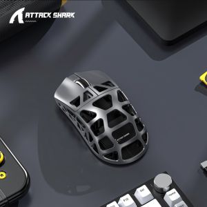 ATTACK SHARK | Attack Shark R3 Magnesium Alloy 8K Wireless Mouse PAW3395 Sensor Tri-Mode 8000Hz High Refresh FPS Gaming Mouse