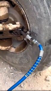 Gun Pistol Gemuk Quick Release Alat Kepala Pompa Grease Gun Kunci Ganda Dengan 30cm