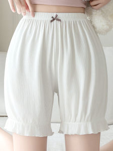 Outwear Loose Bud Pumpkin Safety Pants Fashion Tape Womens Summer Thin Plus Size Non-Curling Lantern Leggings