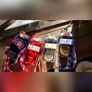 [MSIA STOCK] Sport Outdoor Bottle with Straw 520 ml BPA Free Flask Plastic Travel Tea Juice Straw Water Bottle