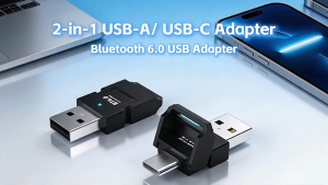 【SG】🔥2-in-1 Bluetooth Adapter/support USB/ Type-C Audio receiving and transmitting EDR+BLE