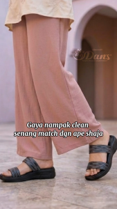 Dans Kasut Tapak Lembut Selesa Ringan Comfort Wanita / Perempuan - Hitam / Hijau MY448094