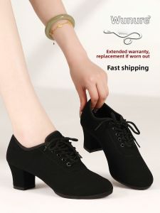 WUNUO | Dance Shoes for Adult Women Middle to High Heels