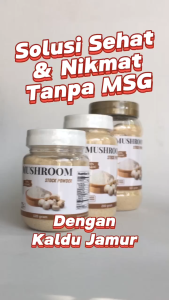 Arabina Kaldu Jamur 100% Non MSG Bumbu Tabur Penyedap Rasa Mushroom Seasoning Powder