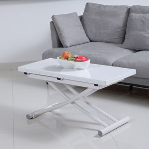 Adjustable Coffee Table Dual-Use Small Apartment For Home Multi-Functional Side Push Movable Foldable Coffee Table Low Table Sitting Floor