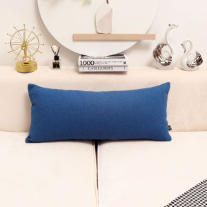 Long Rectangle Sofa Backrest Cushion Removable Cover Pillow Case for Living Room And Bedroom Modern Simple Style PP Cotton Filling