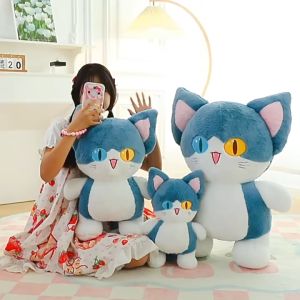Gấu Bông Mèo Cosplay Cá Mập Khổng Lồ Mèo Xanh Đuôi Cá Mập Cute Thú Nhồi Bông Dễ Thương Cao Cấp